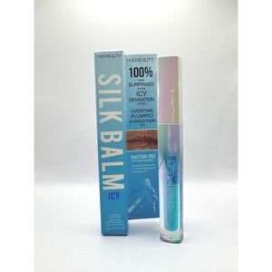 HUDA BEAUTY Silk Balm‎ Icy Sensation Lip Plumper Overtime Plumped Smoother